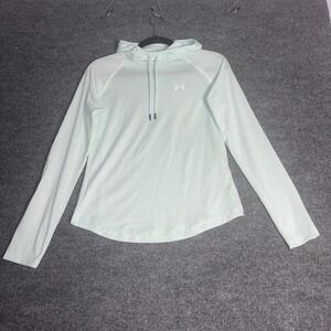 Under Armour Tech 2.0 Hoodie Women's Sm Teal Mint Hydro Long Sleeve Pullover
